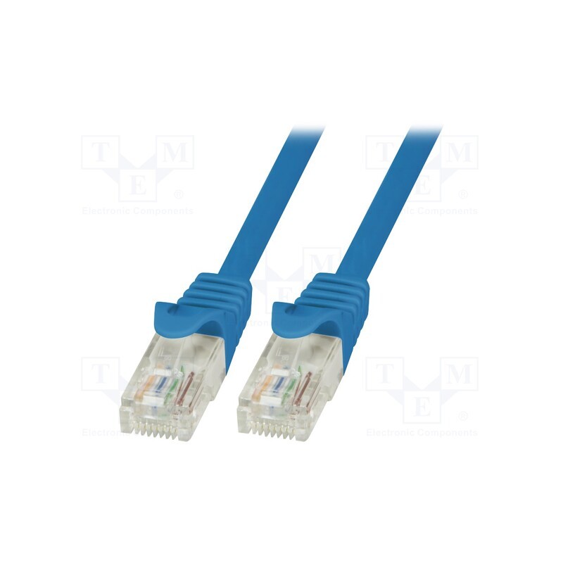 1 pcs x LOGILINK - CP2046U - Patch cord, U/UTP, 6, stranded, CCA, PVC, blue, 1.5m, 24AWG