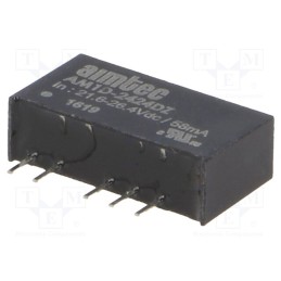 1 pcs x AIMTEC - AM1D-2424DZ - Converter: DC/DC, 1W, Uin: 21.6÷26.4V, Uout: 24VDC, Uout2: -24VDC