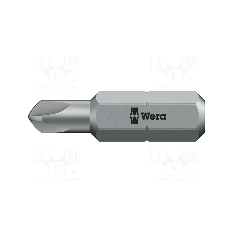 1 pcs x WERA - 5066632001 - Screwdriver bit, Torq-Set®, TS10, Overall len: 25mm