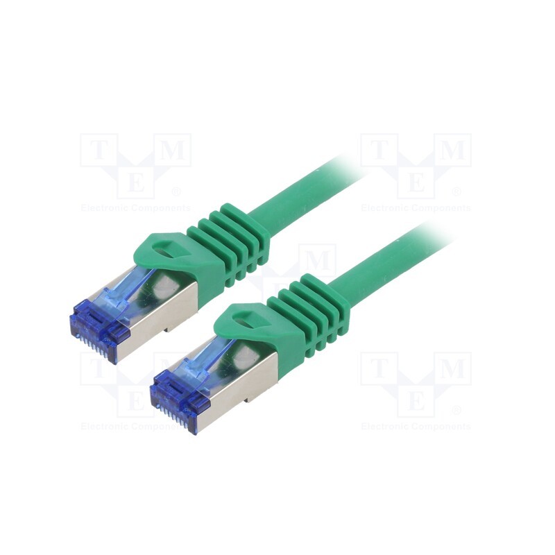 1 pcs x LOGILINK - C6A025S - Patch cord, S/FTP, 6a, stranded, Cu, LSZH, green, 0.5m, 26AWG