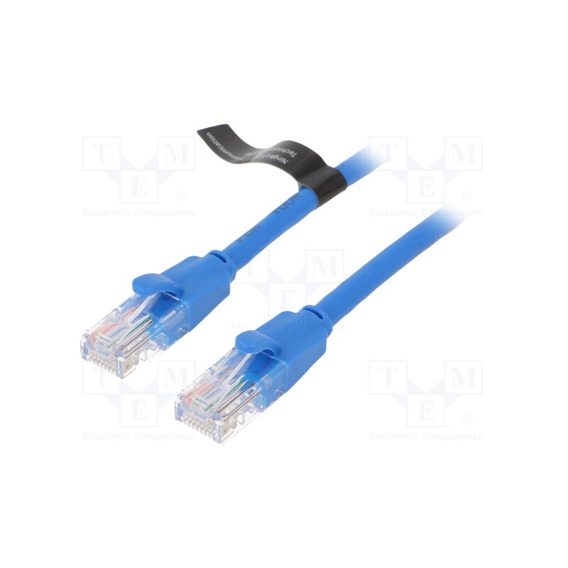 1 pcs x VENTION - IBELI - Patch cord, U/UTP, 6, CCA, PVC, blue, 3m, RJ45 plug,both sides