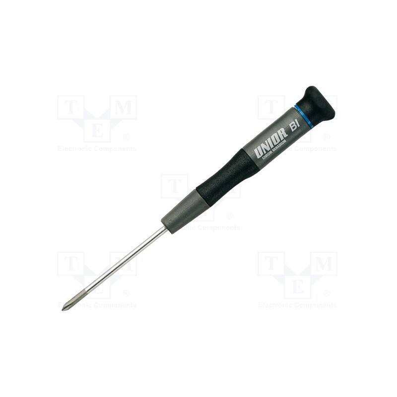 1 pcs x UNIOR - 608304 - Screwdriver, Phillips, precision, PH000, 615E, Blade length: 60mm