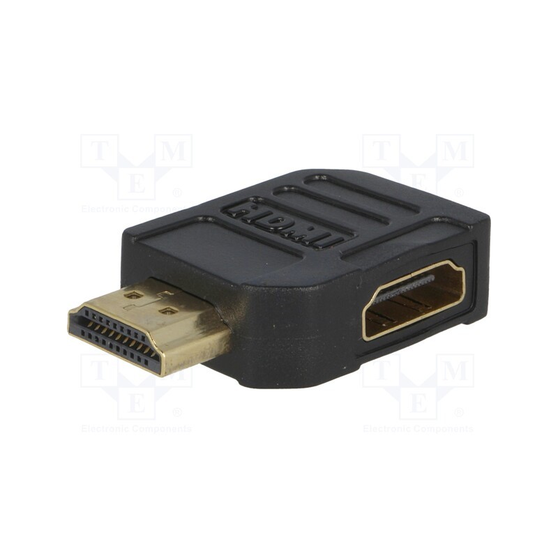 1 pcs x Goobay - 51725 - Adapter, HDMI socket 270°,HDMI plug