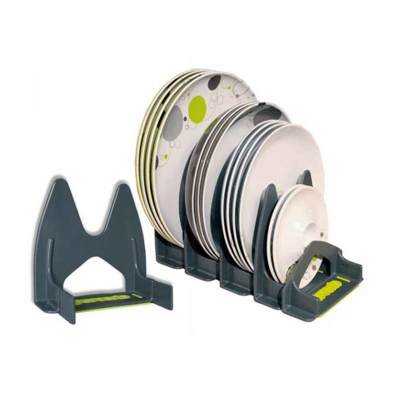 Foldable plate rack for the purvario trailer