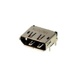 1 pcs : 47272-0001 - HDMI, Displayport & DVI Connectors .5MM RA SMT RCPT