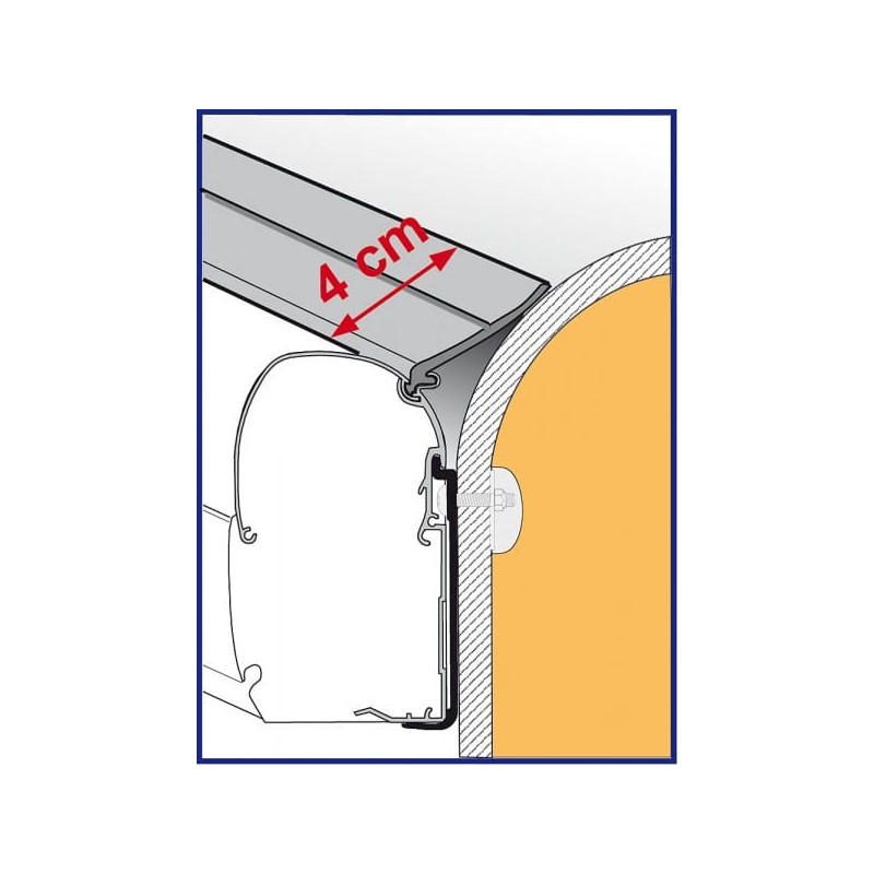 Fiamma rain guard m center camp gasket
