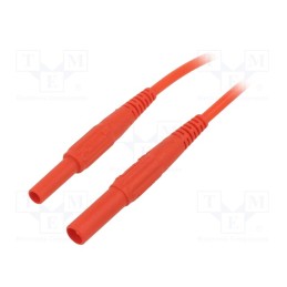 1 pcs x STu00c4UBLI - 66.9304-10022 - Test lead, 32A, banana plug 4mm x2, insulated, Urated: 1kV, Len: 1m