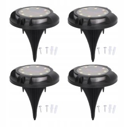 4 sets of solar ground lights 5w side