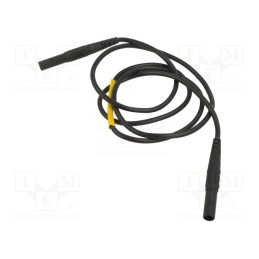 1 pcs x STu00c4UBLI - 66.9304-10021 - Test lead, 32A, banana plug 4mm x2, insulated, Urated: 1kV, Len: 1m