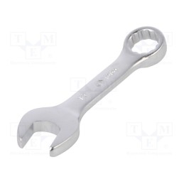 1 pcs x KING TONY - 10D0-19 - Wrench, combination spanner, 19mm, Chrom-vanadium steel, short