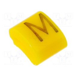 1 pcg x KURANT - MZ-0/M - Markers, Marking: M, 1.1÷2.5mm, H: 3mm, A: 6mm, -30÷100°C, leaded