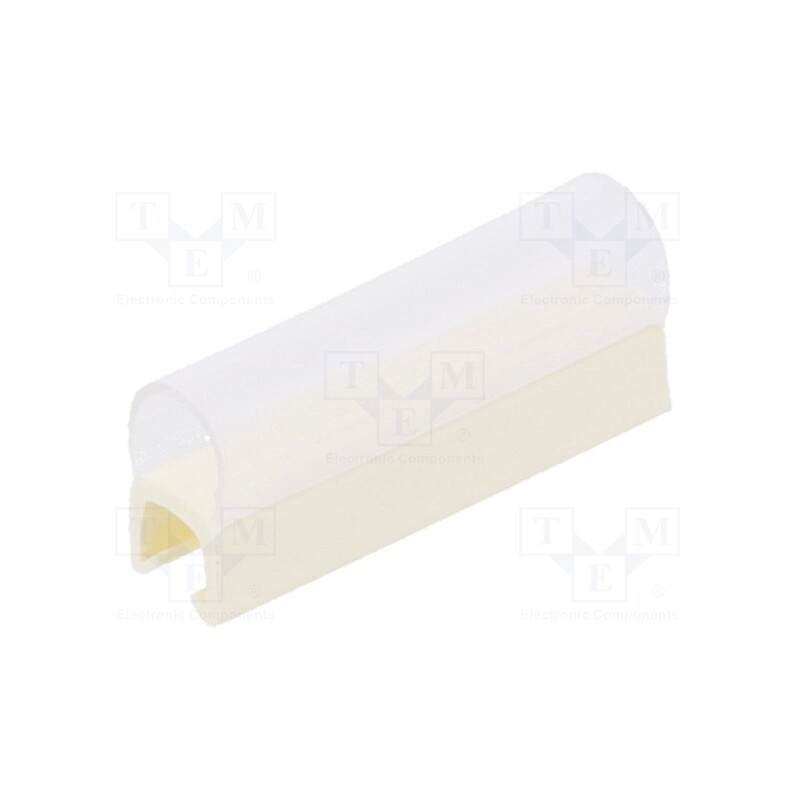 1 pcg x PARTEX - PTC10015A9 - Markers, Marking: empty, 2.4÷3mm, PVC, white, -30÷60°C, push-in