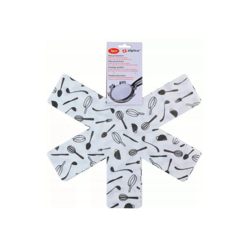 Soundproofing spacers for Alpina dishes, 3 pcs. 38 cm