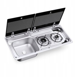 2-burner stove with sink mo9722r dometic