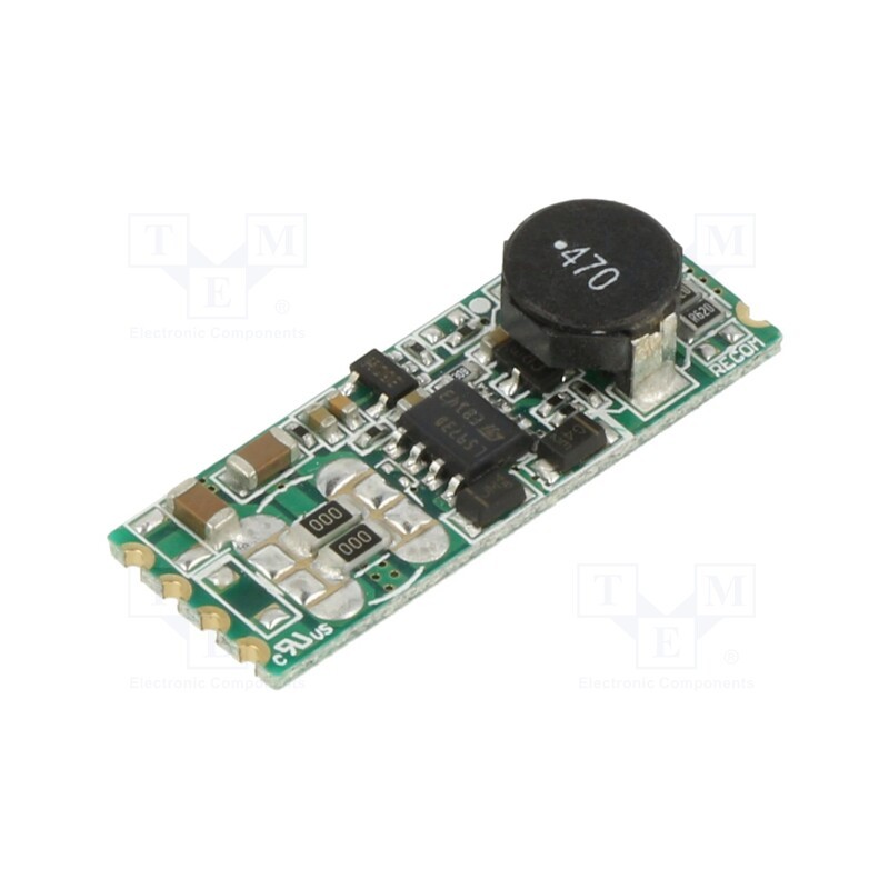 1 pcs x RECOM - RCD-24-0.35/PL/A - Converter: DC/DC, Uin: 4.5÷36V, Uout: 2÷35VDC, Iout: 350mA, SMD, LED