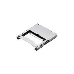 1 pcs : 500998-0900 - Memory Card Connectors 2.50MM SD 09P TOP SHLD P/P