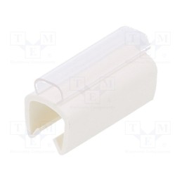 1 pcg x PARTEX - PTC40015A9 - Markers, Marking: empty, 5÷6.2mm, PVC, white, -30÷60°C, push-in