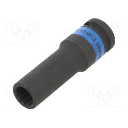 1 pcs x KING TONY - 443013M - Socket, 12-angles,socket spanner,impact, 1/2', long