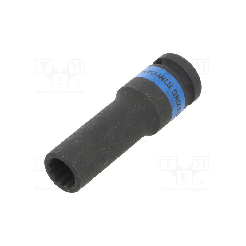 1 pcs x KING TONY - 443013M - Socket, 12-angles,socket spanner,impact, 1/2', long