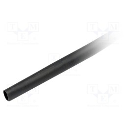 150 m x TE Connectivity - RNF-100-1/4-0-SP - Heat shrink sleeve, glueless,flexible, 2: 1, 6.4mm, black, RNF-100