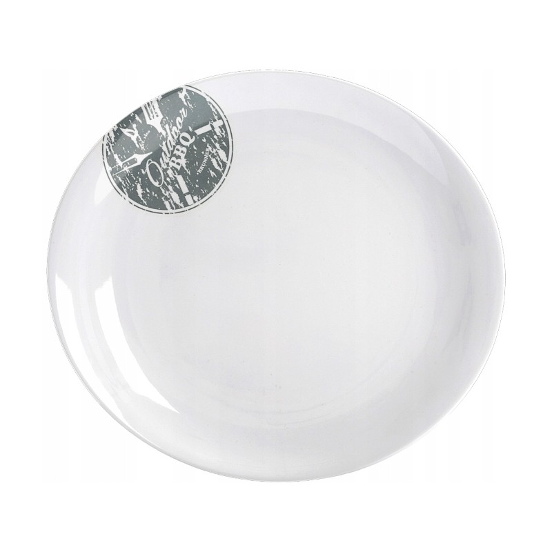 Dinner plate, Brunner bbgrill plates, 31 x 27 cm