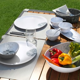 Dinner plate, Brunner bbgrill plates, 31 x 27 cm