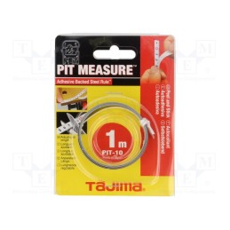 1 pcs x TAJIMA - PIT10MWL001 - Ruler, L: 1m, Width: 13mm, flexible,self-adhesive