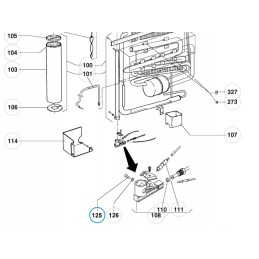 Dometic Electrolux refrigerator burner screw