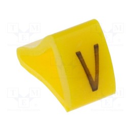 1 pcg x KURANT - MZ-3/V - Markers, Marking: V, 6÷10.5mm, H: 16mm, A: 10mm, -30÷100°C, leaded