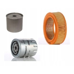 Bulgar trolley filter set 1661 1733 1792