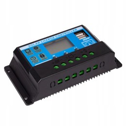 Solar charging controller volt polska sol pwm 30a lcd