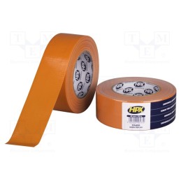 1 rol x HPX - EO4850 - Tape: duct, W: 48mm, L: 50m, Thk: 0.2mm, orange, synthetic rubber