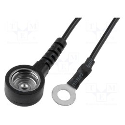 1 pcs x ELME - 601 - Ground cord, ESD, 1MΩ, 3m