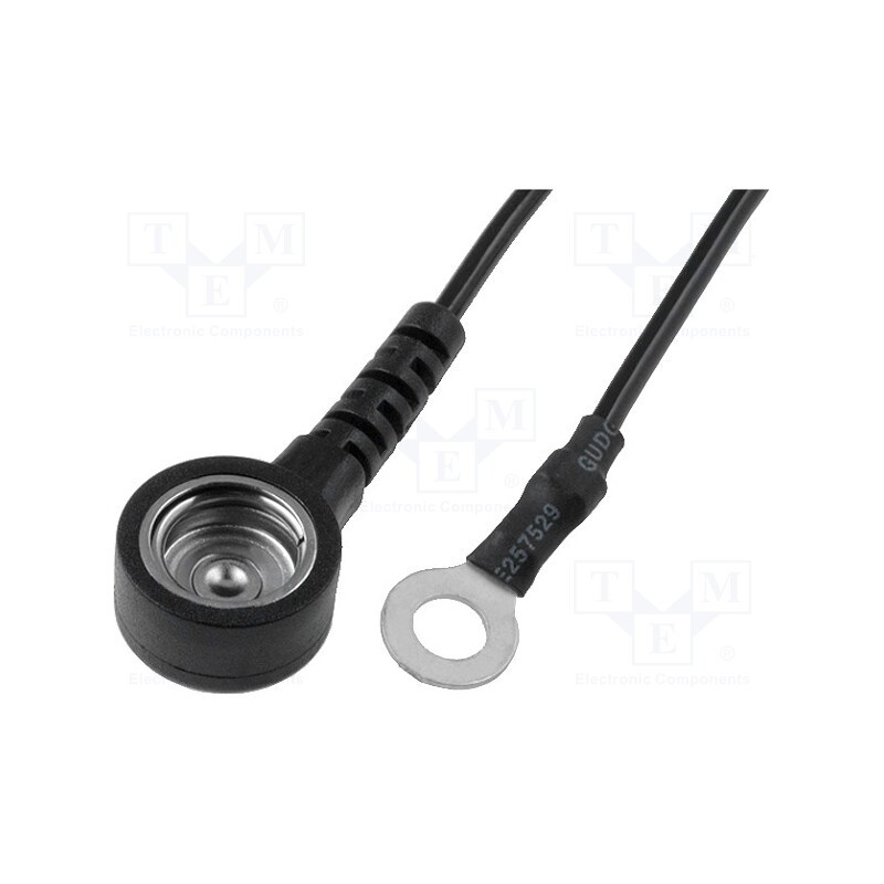 1 pcs x ELME - 601 - Ground cord, ESD, 1MΩ, 3m