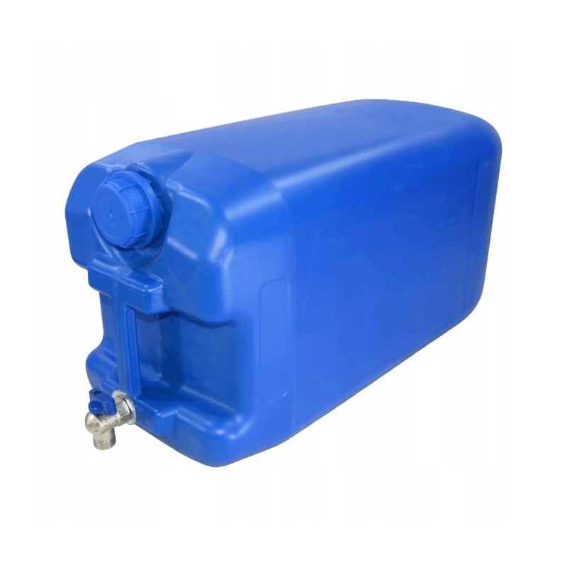 Water container with tap, 30l, blue