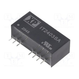 1 pcs x XP POWER - IT2403SA - Converter: DC/DC, 3W, Uin: 9÷36V, Uout: 3VDC, Iout: 700mA, SIP, 250kHz