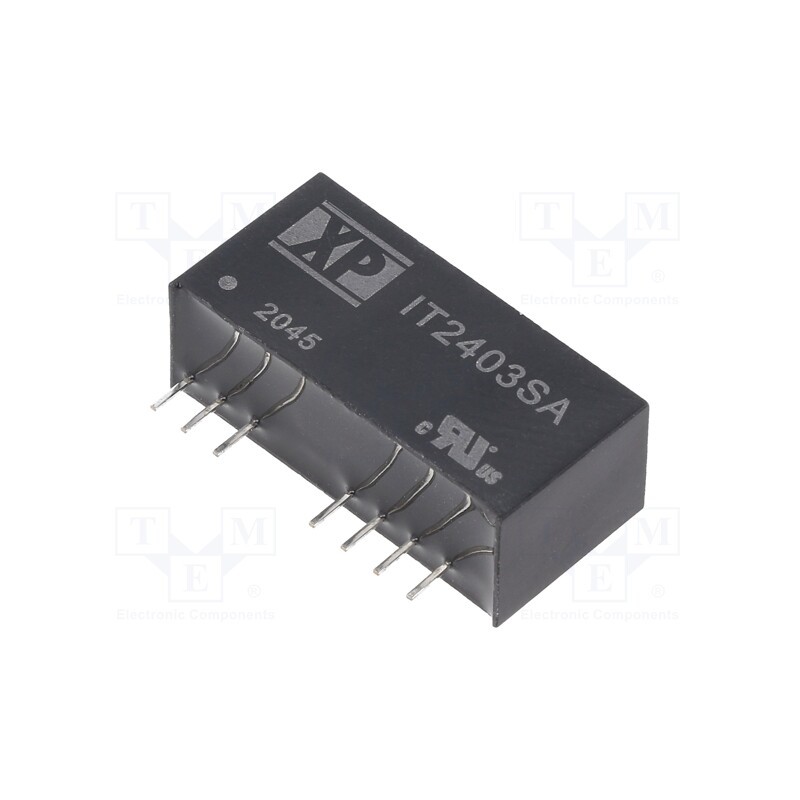 1 pcs x XP POWER - IT2403SA - Converter: DC/DC, 3W, Uin: 9÷36V, Uout: 3VDC, Iout: 700mA, SIP, 250kHz