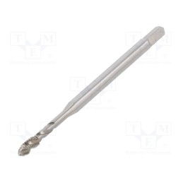 1 pcs x Vu00d6LKEL - 37726 - Tap, high speed steel cobalt HSS-E, M3, 0.5, 56mm, 2,7mm, ISO2/6H
