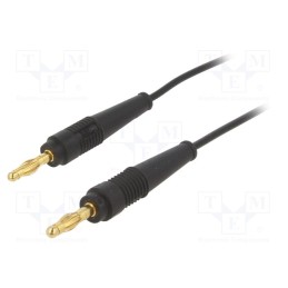 1 pcs x STu00c4UBLI - 64.1025-10021 - Test lead, 60VDC, 30VAC, 19A, banana plug 4mm,both sides, Len: 1m