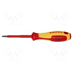 1 pcs x KNIPEX - 98 26 15 - Screwdriver, insulated, Torx®, TX15, Blade length: 80mm, 1kVAC