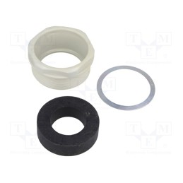 1 pcs x ILME - CRR 42 -AS - Half gland, PG42, polyamide, grey