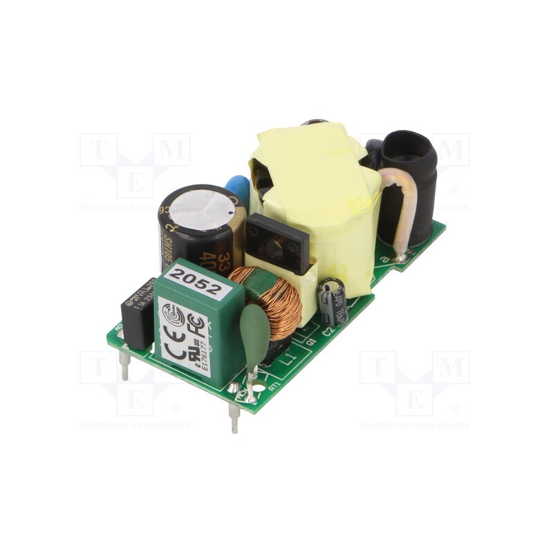 1 pcs x CINCON - CFM25S050 - Converter: AC/DC, 25W, 90÷264VAC, Usup: 120÷370VDC, Uout: 5VDC, 81%