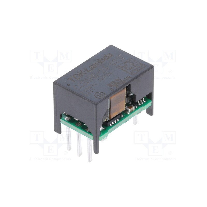 1 pcs x TDK-LAMBDA - CCG1R5-24-03SF - Converter: DC/DC, 1.5W, Uin: 9÷36V, Uout: 3.3VDC, Iout: 400mA, THT