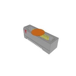 1 pcs : ERF8-013-05.0-S-DV-L-K-TR - Board to Board & Mezzanine Connectors 0.80 mm Edge Rate Rugged High Speed Socket, Shielded