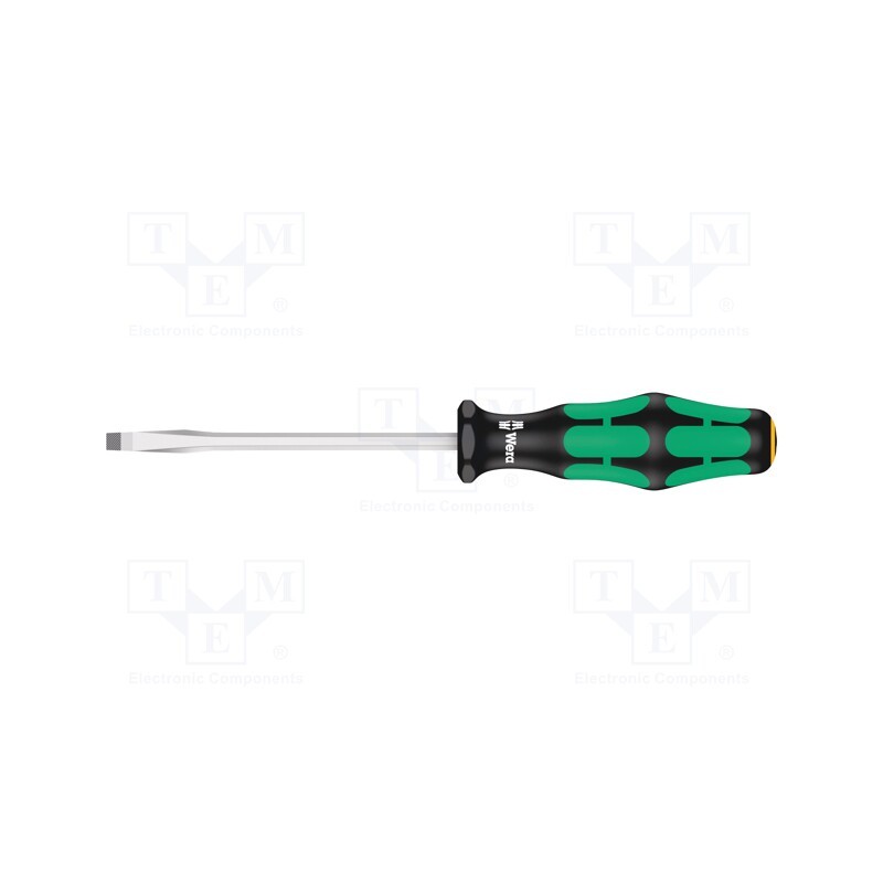 1 pcs x WERA - 5007671001 - Screwdriver, slot, 4,0x0,8mm, Blade length: 90mm