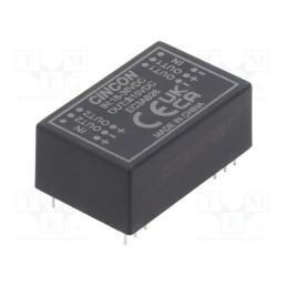 1 pcs x CINCON - EC3AB26 - Converter: DC/DC, 3W, Uin: 18÷36V, Uout: 15VDC, Uout2: -15VDC, DIP24