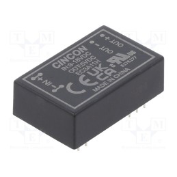 1 pcs x CINCON - EC3A11H - Converter: DC/DC, 3W, Uin: 9÷18V, Uout: 5VDC, Iout: 600mA, DIP24, THT