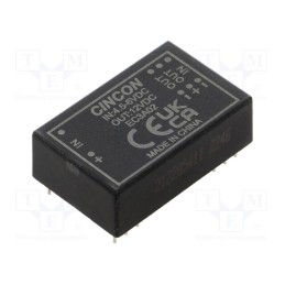 1 pcs x CINCON - EC3A02 - Converter: DC/DC, 3W, Uin: 4.5÷6V, Uout: 12VDC, Iout: 250mA, DIP24