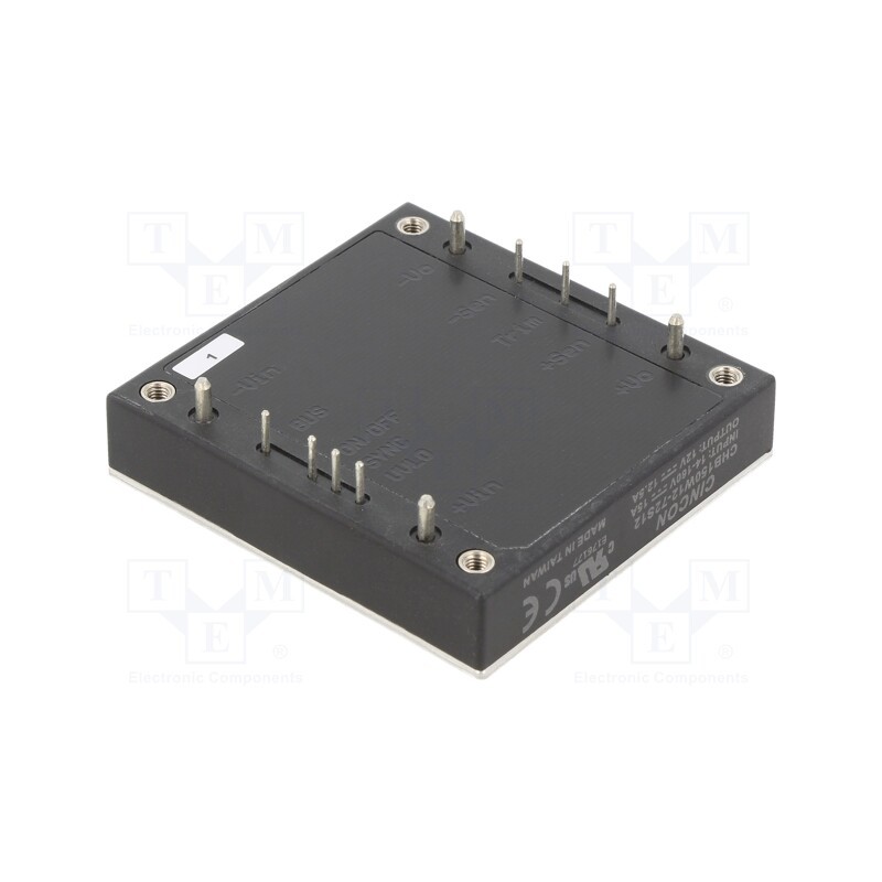 1 pcs x CINCON - CHB150W12-72S12 - Converter: DC/DC, 150W, Uin: 14÷160V, Uout: 12VDC, Iout: 6.25A, 480Hz