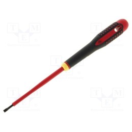 1 pcs x BAHCO - BE-8230S - Screwdriver, insulated, slot, 3,5x0,6mm, Blade length: 100mm